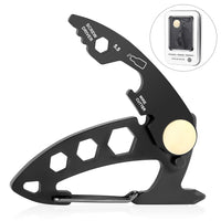 7 in 1 EDC Multitool Key with Black Coating Cover