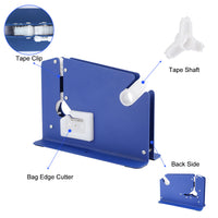 Metal Bag Sealer Taper with Cutter Heavy-Duty Tape Dispenser