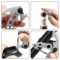 7 in 1 EDC Multitool Key with Sliver  Cover